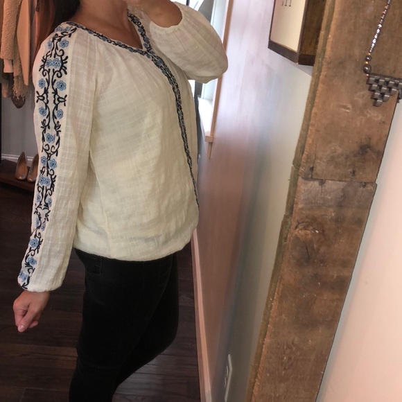 Style & Co large floral boho blouse - Picture 2 of 5